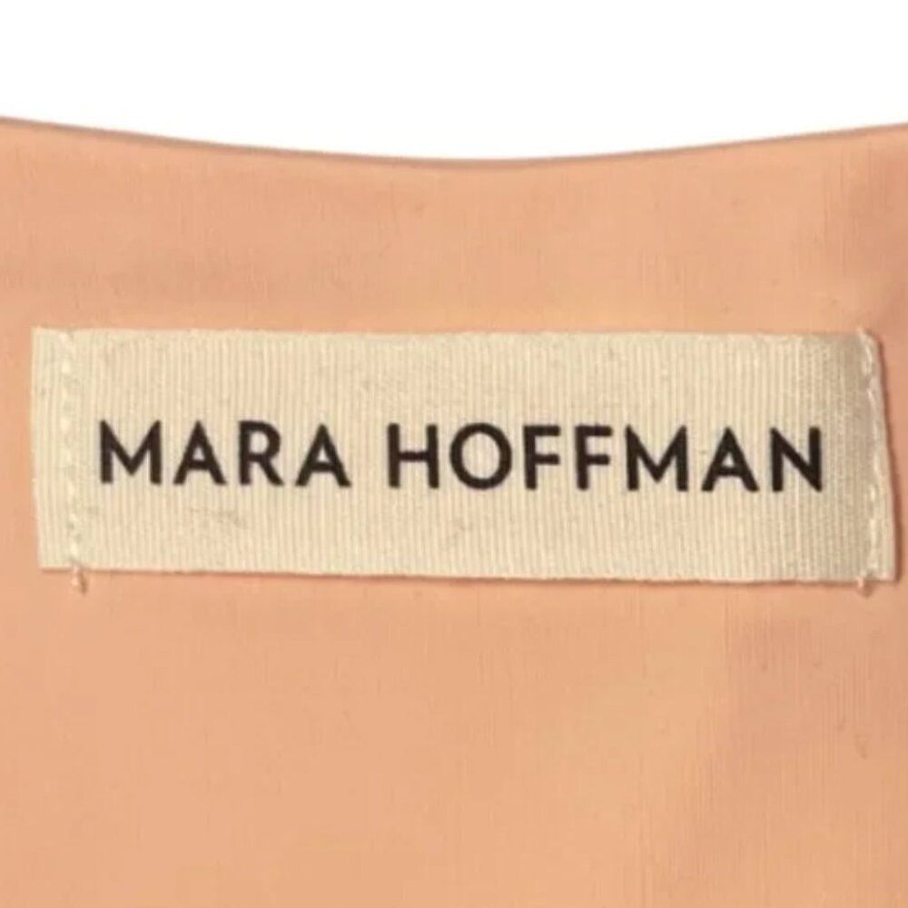 Mara Hoffman Orange Bikini Set with Wrap Style and High-Waisted Design - Picture 7 of 16